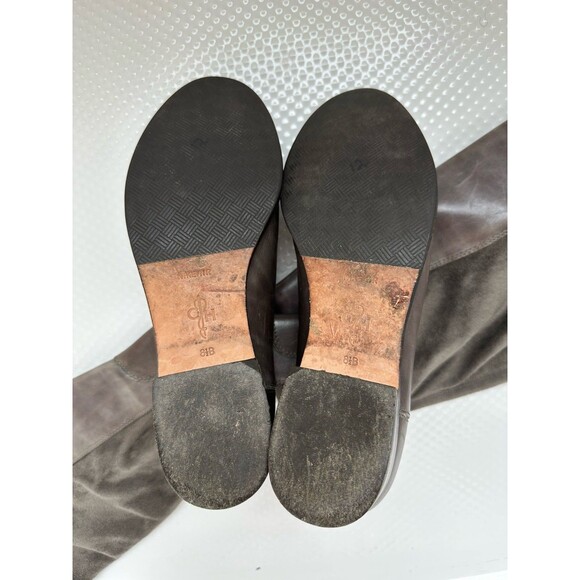 Cole Haan Riding Boot Women’s 8 1/2 Knee High Low Heel Taupe Brown Equestrian - Picture 5 of 7